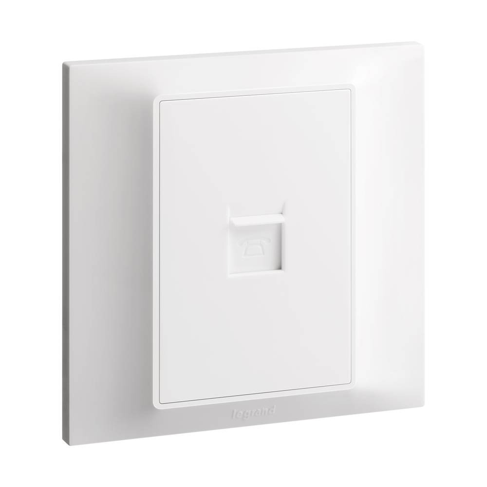 RJ 11 Telephone Plug White Blacko S