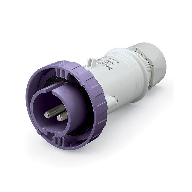 SCAME - Industrial Plug, 16A, 2P, IP66/IP67, 20-25VA, 50Hz, 60Hz, Screw Terminals