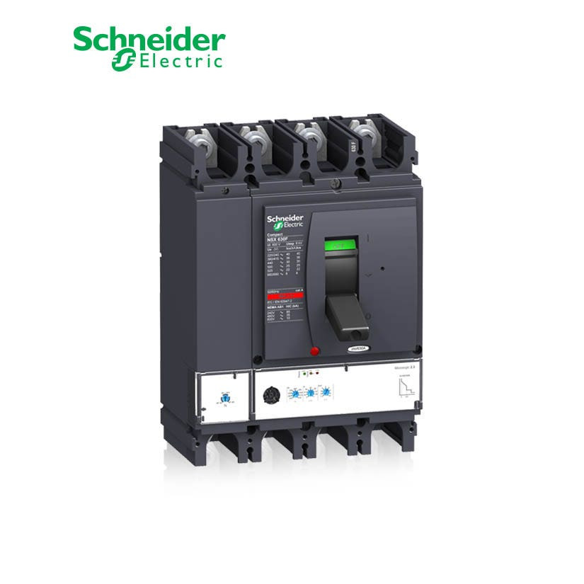 SCHNEIDER - MCCB Breaker, ComPact NSX630H, 4P 4d, 70kA at 415 VAC, MicroLogic 2.3 Trip Unit 630A