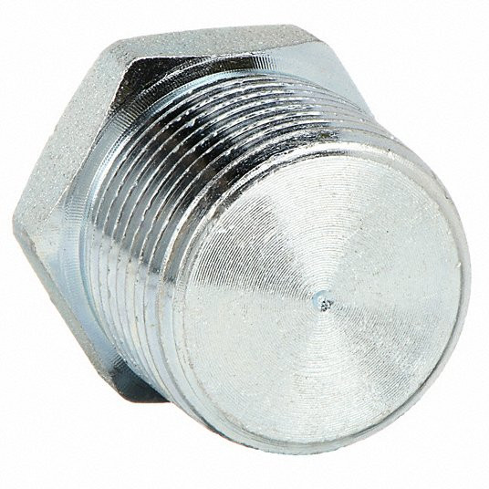 Hex Head Plug: 1Inch Pipe Size, Forged Steel, Male NPT