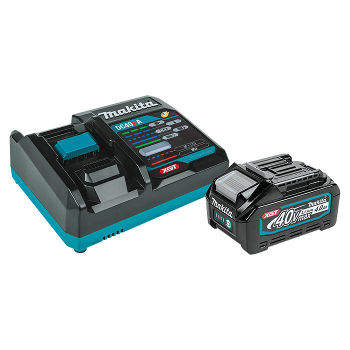 40v Power Source Kit, XGT, 2x 40V 4Ah Batteries & DC40RA Fast Charger, Carry Case