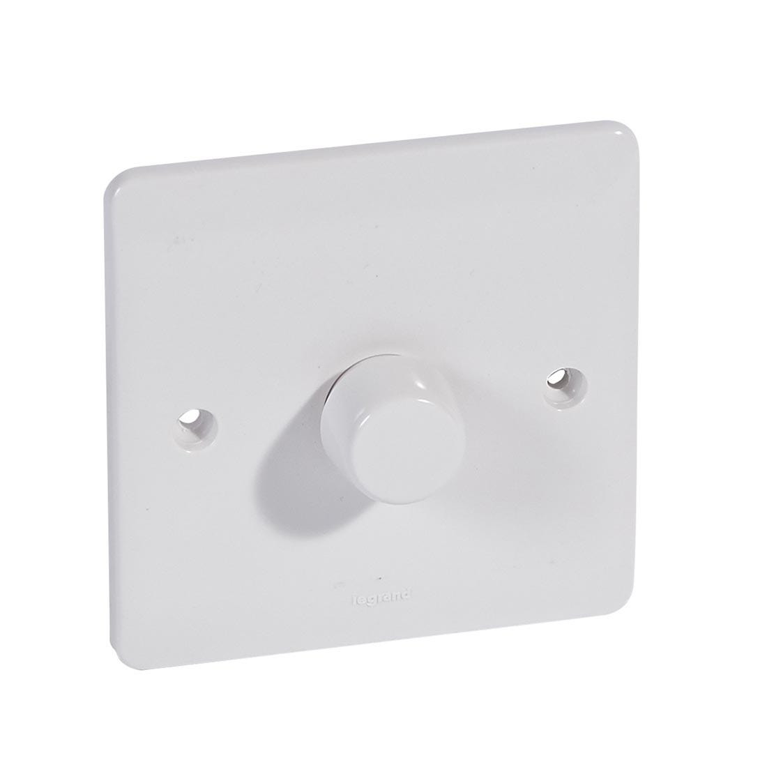 LEGRAND - Rotary Dimmer Synergy, 1 Gang, 2 Way, 400 W- 100/240 V~, 50/60 Hz