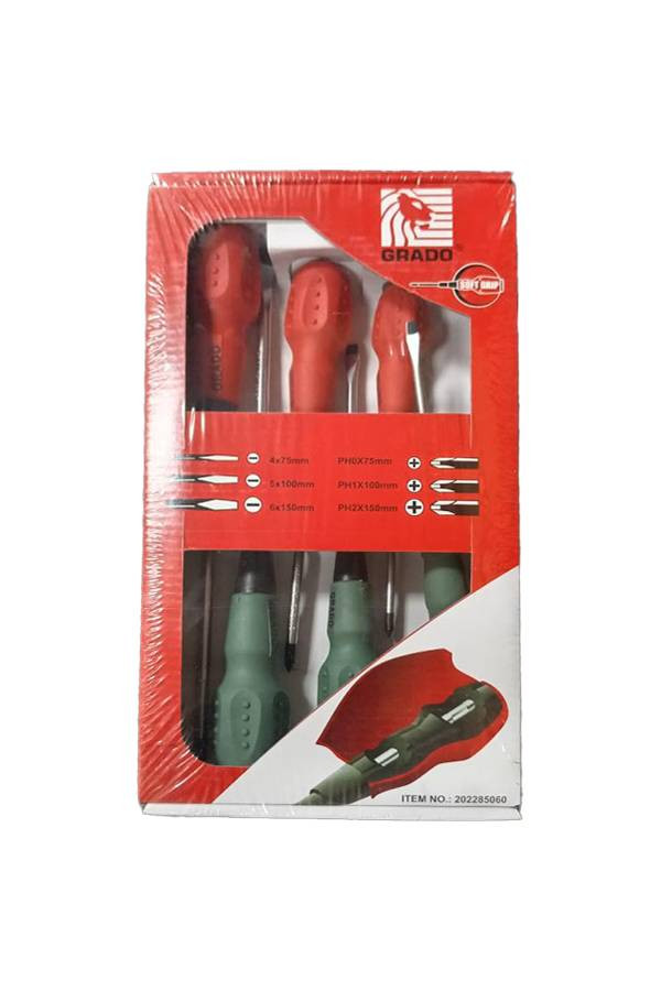 Grado 6-piece screwdriver set (positive and negative)