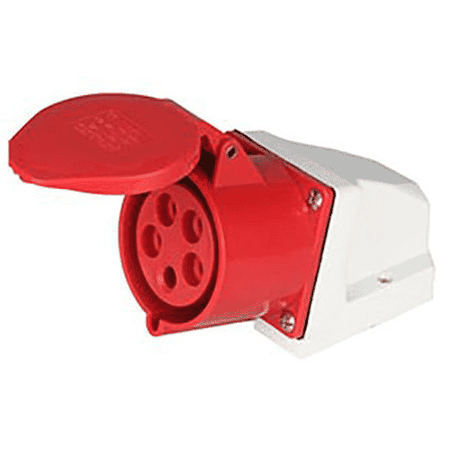 Industrial socket - 16 amps - 5 lines - 415 volts from MK