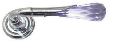 Kali 1121 Crystal Shiny Chrome Door Handle