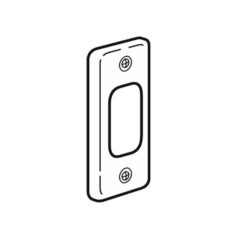 LEGRAND - Front Plate Synergy Authentic, 1 Gang, for 1 Grid Module, Architrave, Polished Stainless Steel