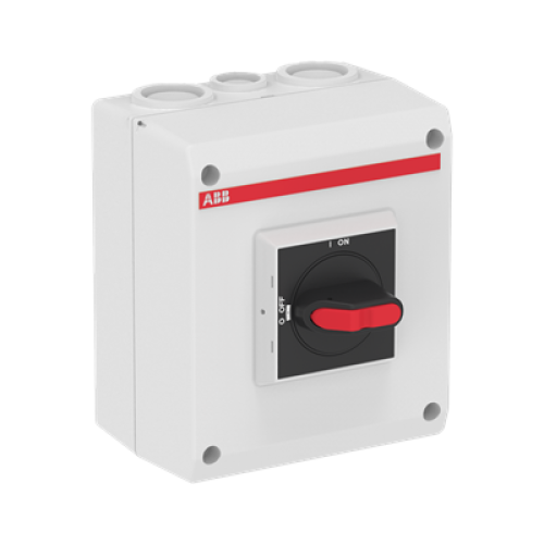 ABB- Enclosed Switch Disconnector-3p- 415V- AC23 -20A-9kW-OTP25B3M