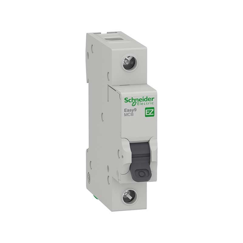 SCHNEIDER - MCB Breaker, Easy9, 1P, 6A, C Curve, 6000A, 230 V