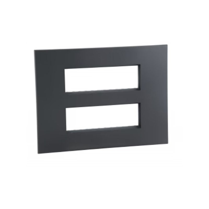 LEGRAND - Cover Plate with Frame Arteor, Indian , 2x6 Modules, Square, Graphite