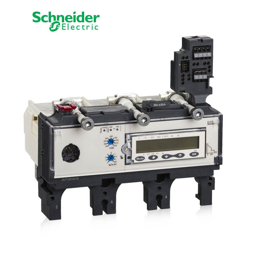 SCHNEIDER - Trip Unit Micrologic 6.3 E for ComPact NSX 400/630 Circuit Breakers, Electronic, 400A, 3P 3d