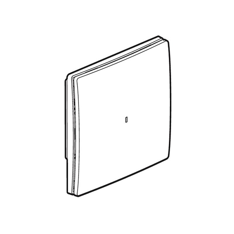 LEGRAND - Wired Dimmer Mallia Senses, 200W, 1 Gang without Neutral, Matt White