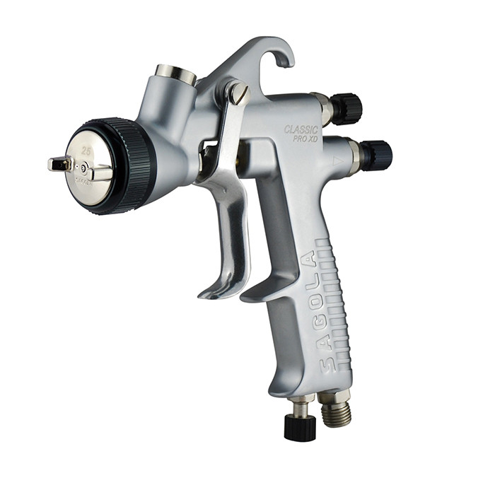 Air Spray Gun with 1.4mm Nozzle, Container 650ml, Made in spain