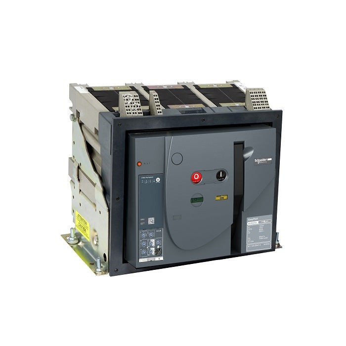 SCHNEIDER - ACB Breaker, EasyPact MVS, 3 Poles, 1600A, 50kA, MF, ET2, Fixed, Manual