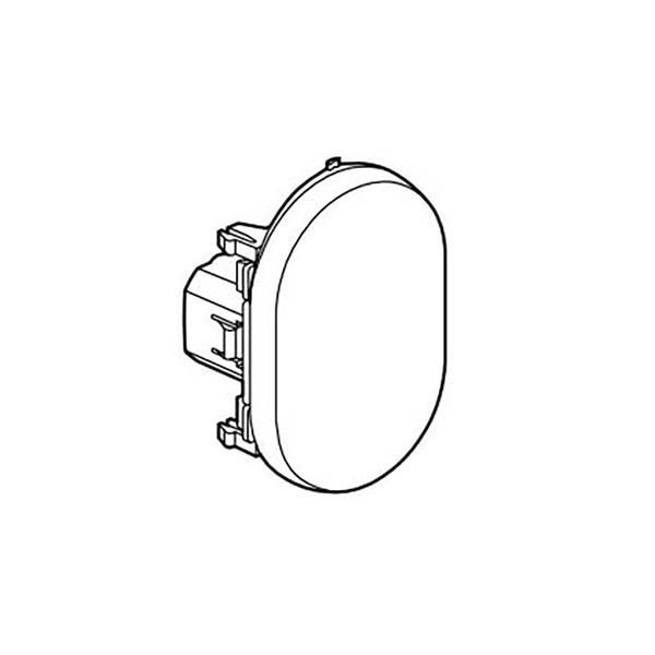 LEGRAND - 1-Way Switch Arteor, 16A, Round, 3 Modules, White