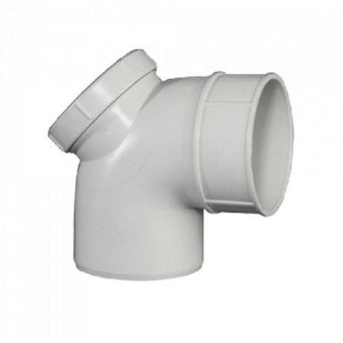 Elbow with stop, size 110 mm - white from Chanel