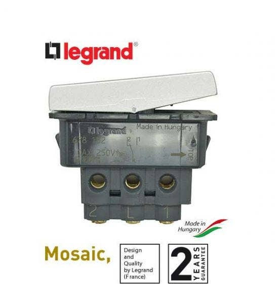 LEGRAND - 10A Switch 1Mod, Aluminum