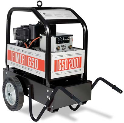Diesel Engine Welder, 180 Ampere, Tank Capacity 4 Liter, 135Kg, Made in Italy