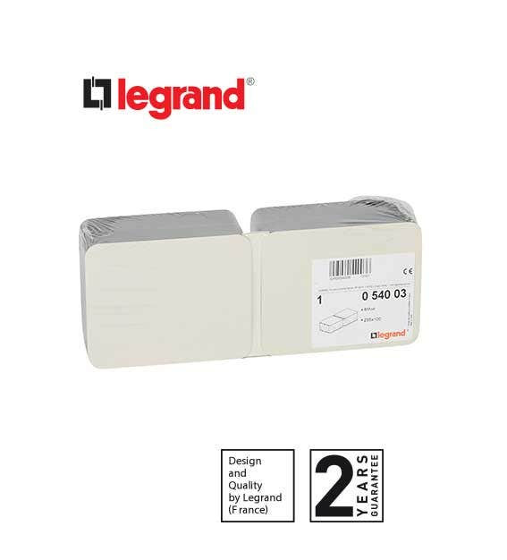 LEGRAND - Metal Flush-Mounting Box for Installation In Concrete Floor, 2 x 4 Modules