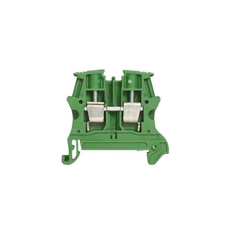 LEGRAND - Viking T. Block 4mm P6mm 1 Entry / 1 Outlet, Green