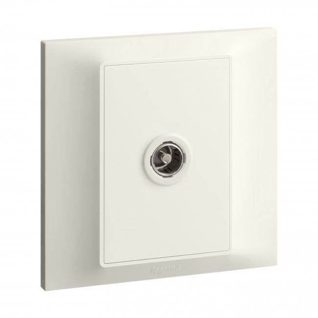 LEGRAND - Single TV socket Belanko S - female - Ivory