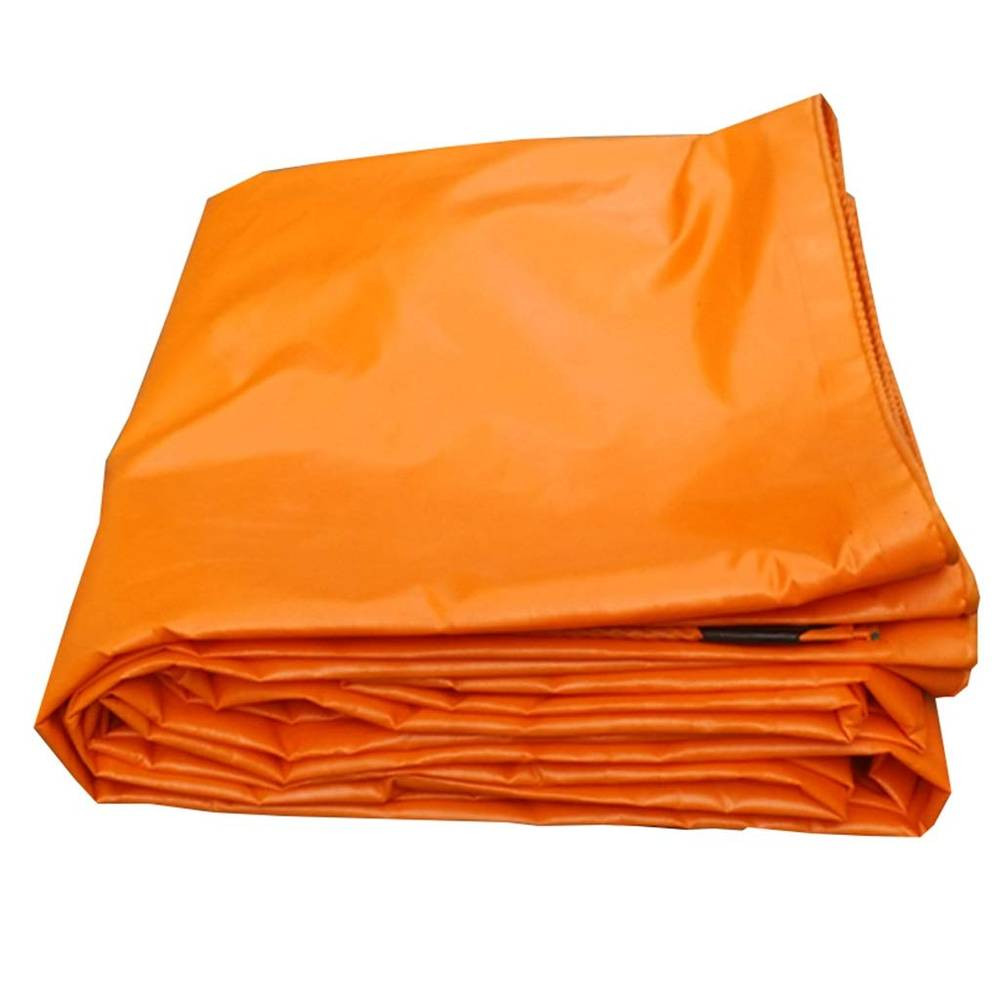 Orange/Silver Double-Sided Tarpaulin - 10 X 10 yd - Orange-Silver