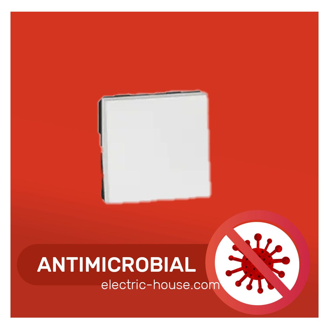 LEGRAND - Switch 10A 2Way 2Mod Antimicrobial