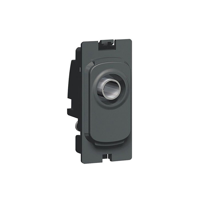 LEGRAND - TV Socket Grid Module Synergy, Single Screened, Male, Anthracite