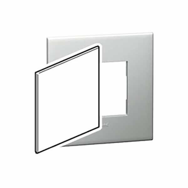 LEGRAND - Blanking Plate Arteor, US Standards, for 4"x4" Box, Soft Aluminium