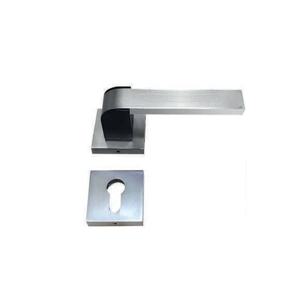 Pink Doorknob Matte Nickel/Black 011 Babylon