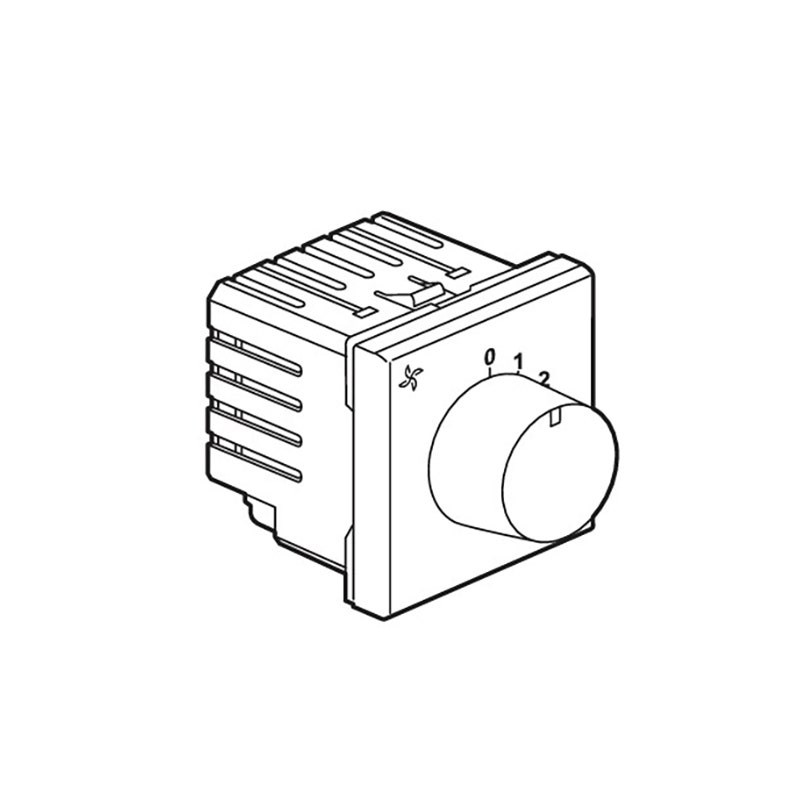 LEGRAND - Fan Controller Arteor, 100W,  240V, Square, White