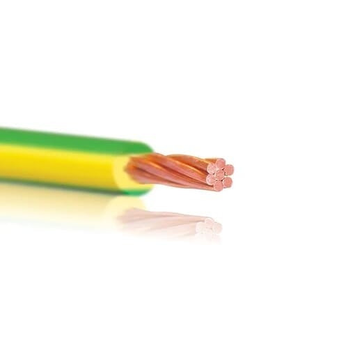Riyadh Cables - Earthing Cable-Single Core -PVC-120m- 450/750V-Yellow/Green