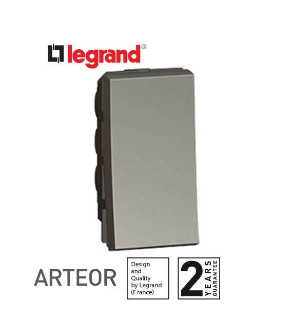 LEGRAND - Intermediate Switch Arteor, 10 AX, 250 V~, 1 Module, Magnesium