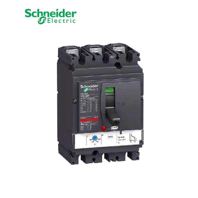 SCHNEIDER - MCCB Breaker, ComPact NSX160F, 3P 2d, 36KA at 415 VAC, TMD Trip Unit 125A