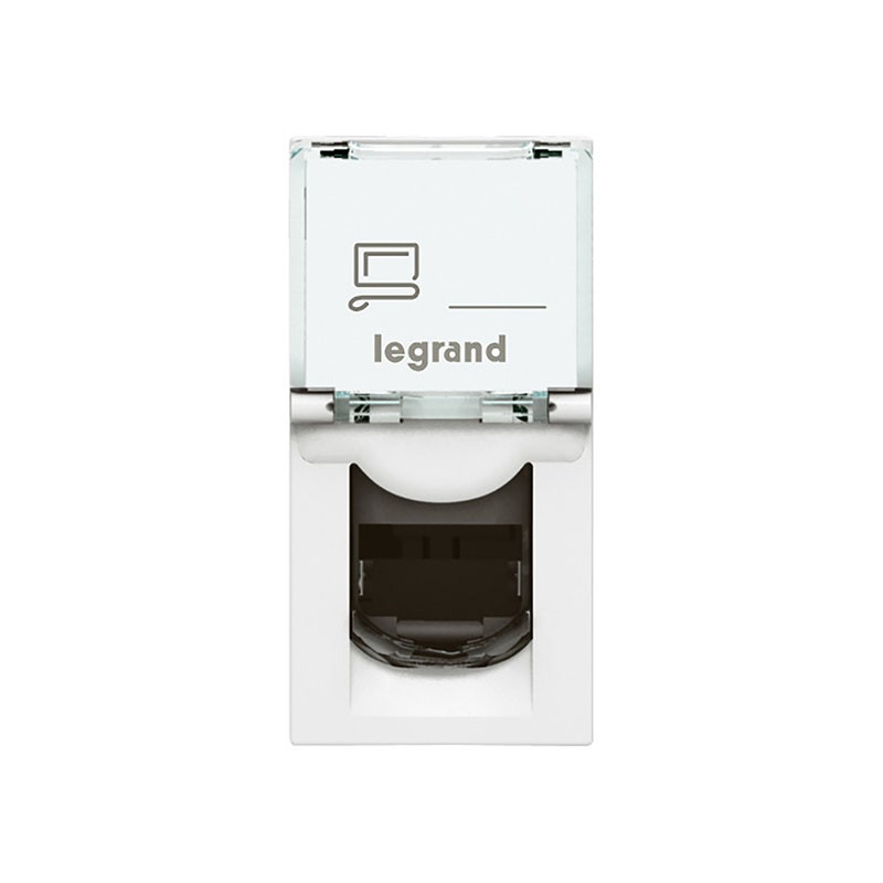 LEGRAND - Socket RJ45 Arteor, Cat. 5e UTP, 1 Module, White