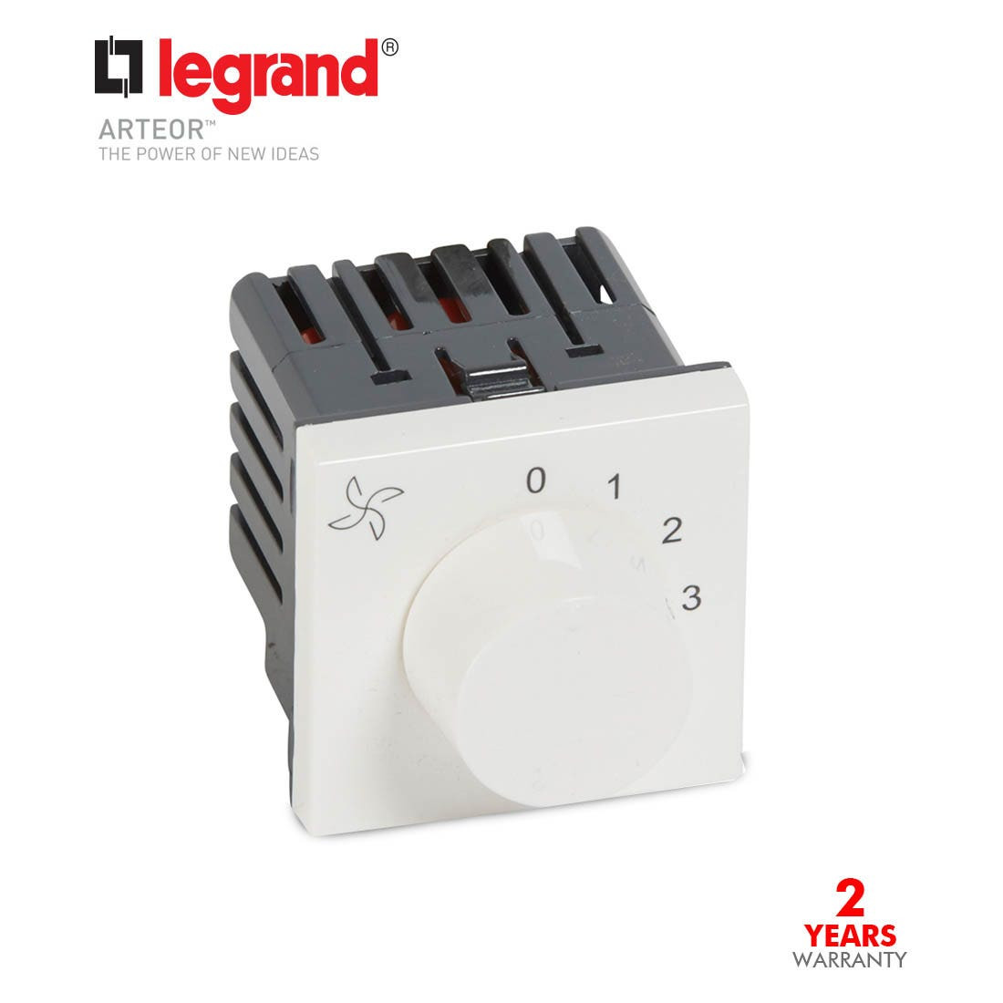 LEGRAND - Fan Step Regulator 100W, White Arteor