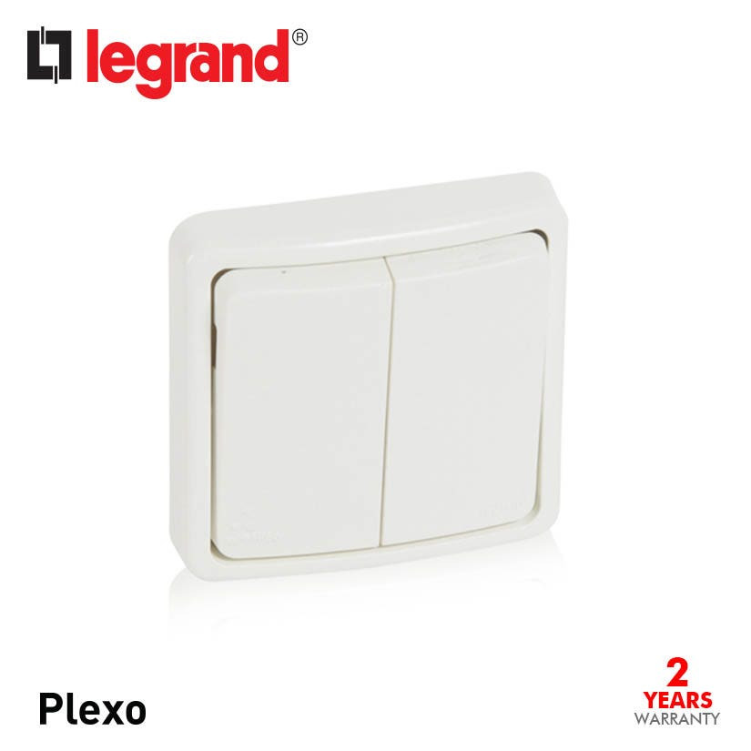 LEGRAND - Switch 20A 250V 2G 2Way Sp Plxo, IP66 Ik08