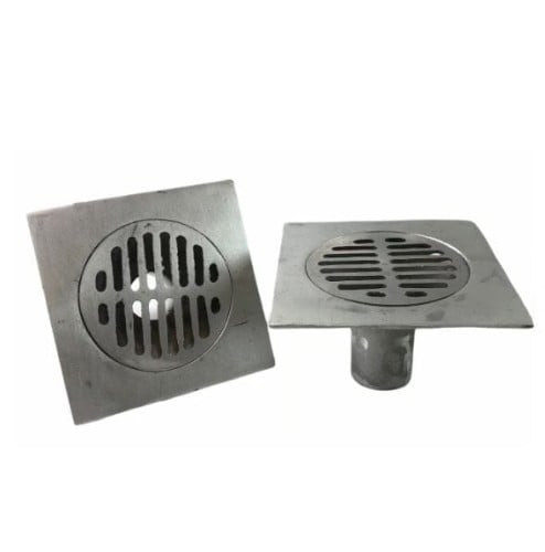 Surface dish 20×20 aluminum silver
