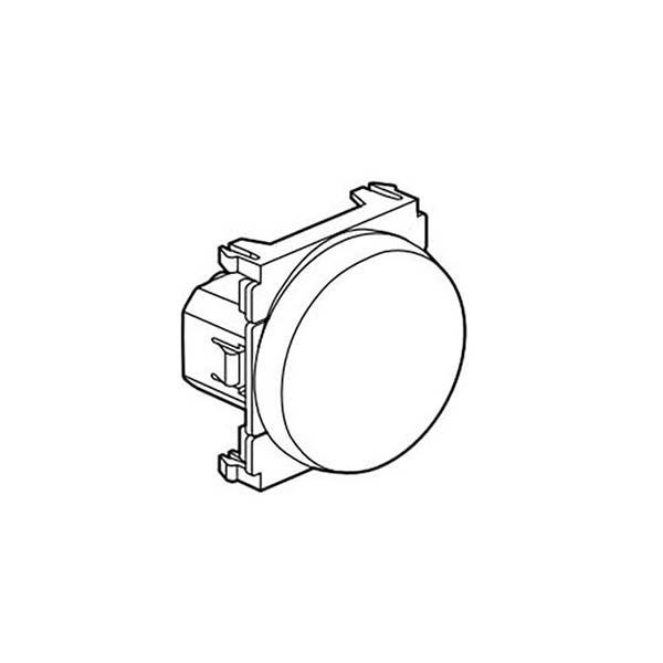 LEGRAND - 2-Way Switch Arteor, 16A, Round, 2 Modules, Magnesium
