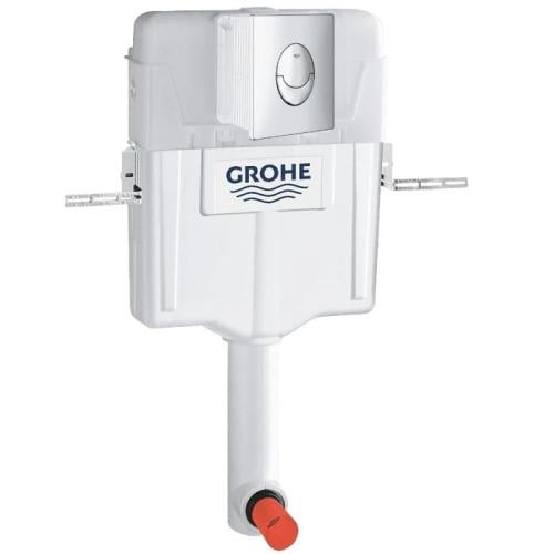 GROHE -Conceled Cistern with Oval Flush Plate