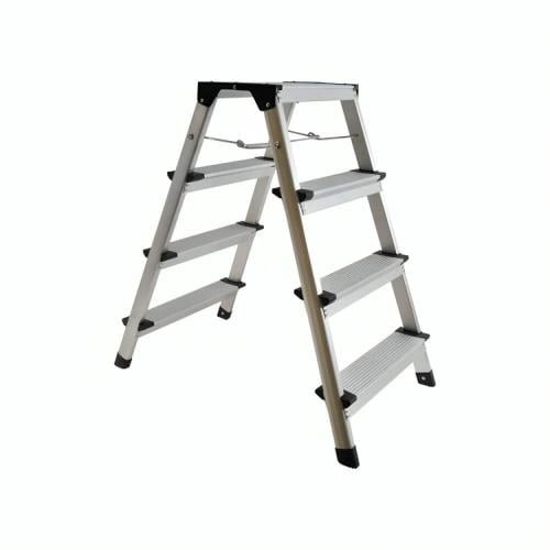 Rabetal- Dual Ladder- Aluminum- 4 Steps