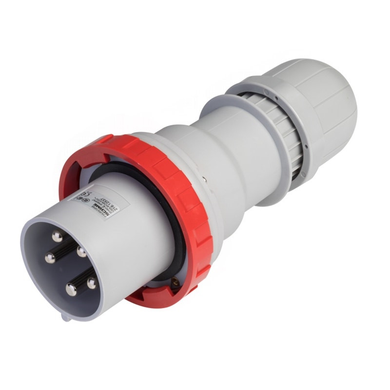 SCAME - Plug, 125A, 3P+N+E, IP66/IP67/IP69, 6H, 346-415V, 50Hz 60Hz, Mantle Terminals