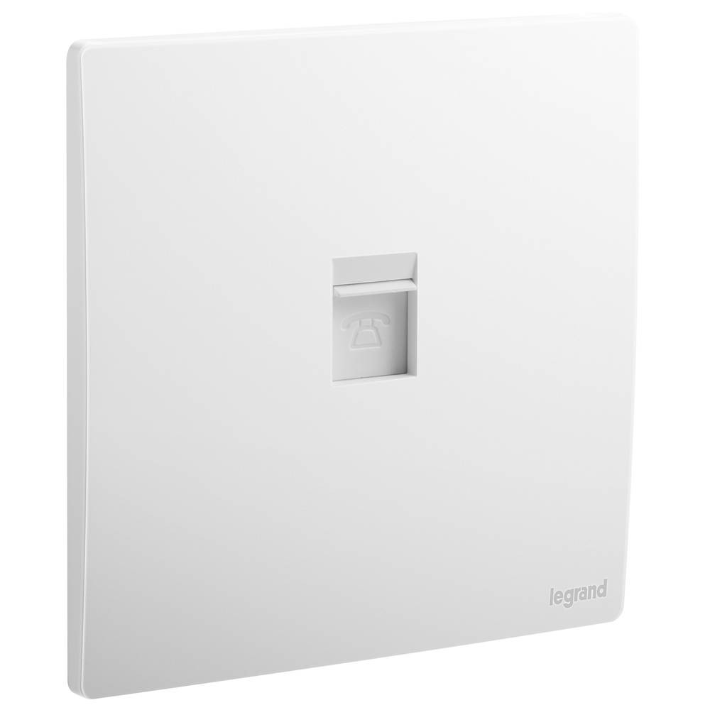 Legrand - Telephone Plug - RJ11 - Malia - White