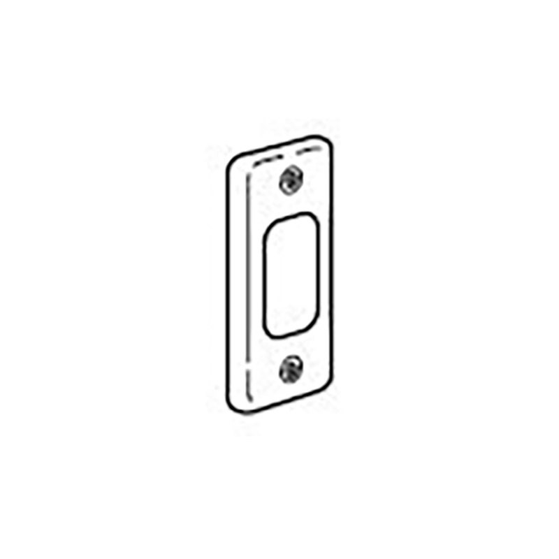 LEGRAND - Front Plate Synergy Authentic, 1 Gang, 1 Grid Module, Architrave, Brushed Stainless Steel