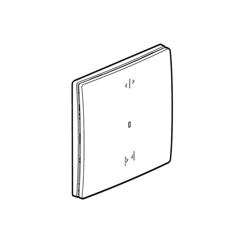 LEGRAND - Wireless Curtain/Roller Blind Switch, Mallia Senses, 1 Gang, Matt Black