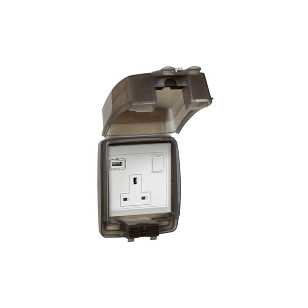 LEGRAND - Belanko S Splash Proof Cover, Mist Grey