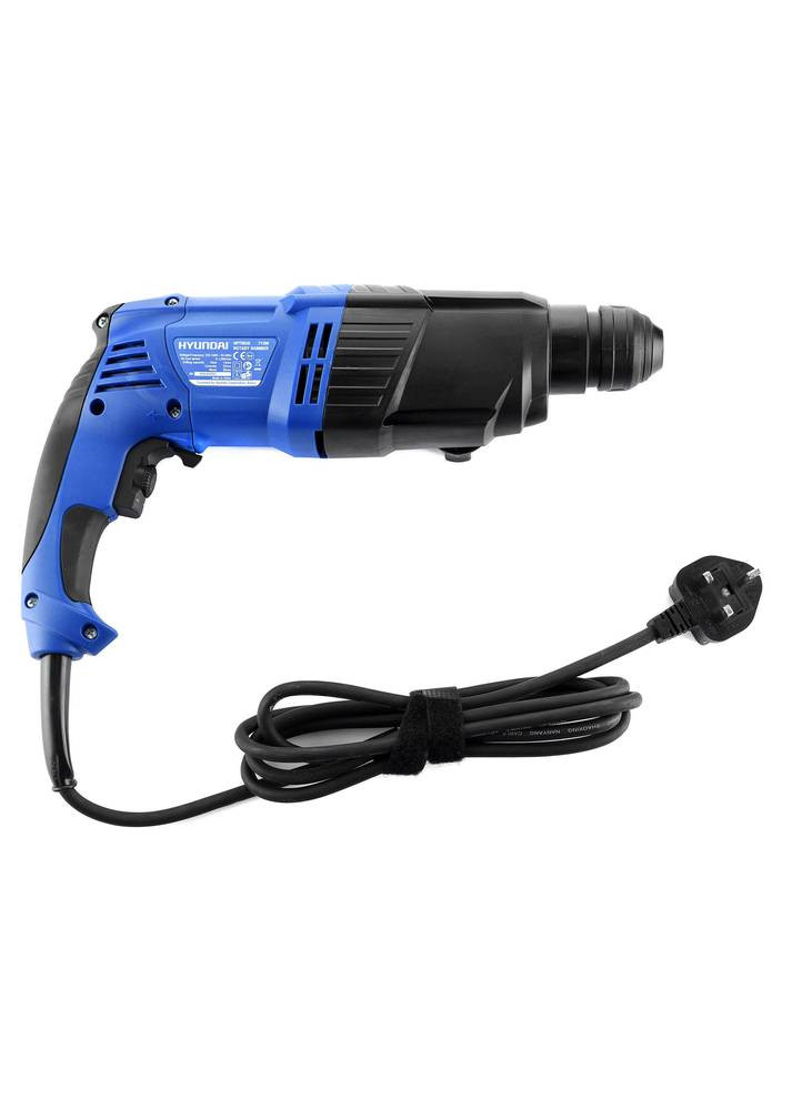 Rotary hammer drill with 22 mm drill head and bits | Hyundai