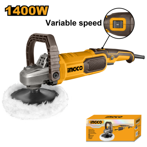 Variable Speed Polisher 1400W 7"صاروخ بولش بسرعات 1400 واط 7 بوصة