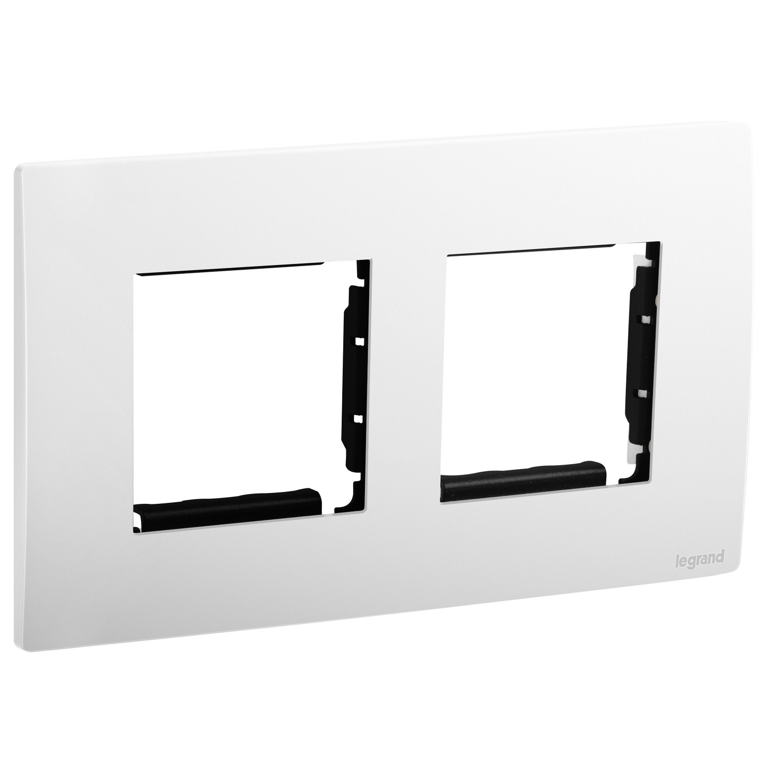 LEGRAND - Arteor Adaptor Mallia, 2 Gang, 2 Modules, Matt White