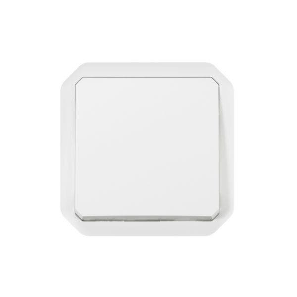 LEGRAND - Push-Button Plexo, IP55, N/O Contact, 10A, Mechanism, White