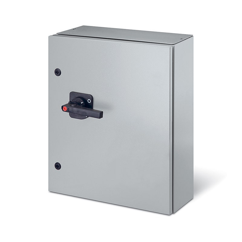 SCAME - Enclosed Switch Disconnector (AC22A/ AC23A), 125A, 6P, IP65, 400x500x200mm, K1 IK10, General Grey/Black